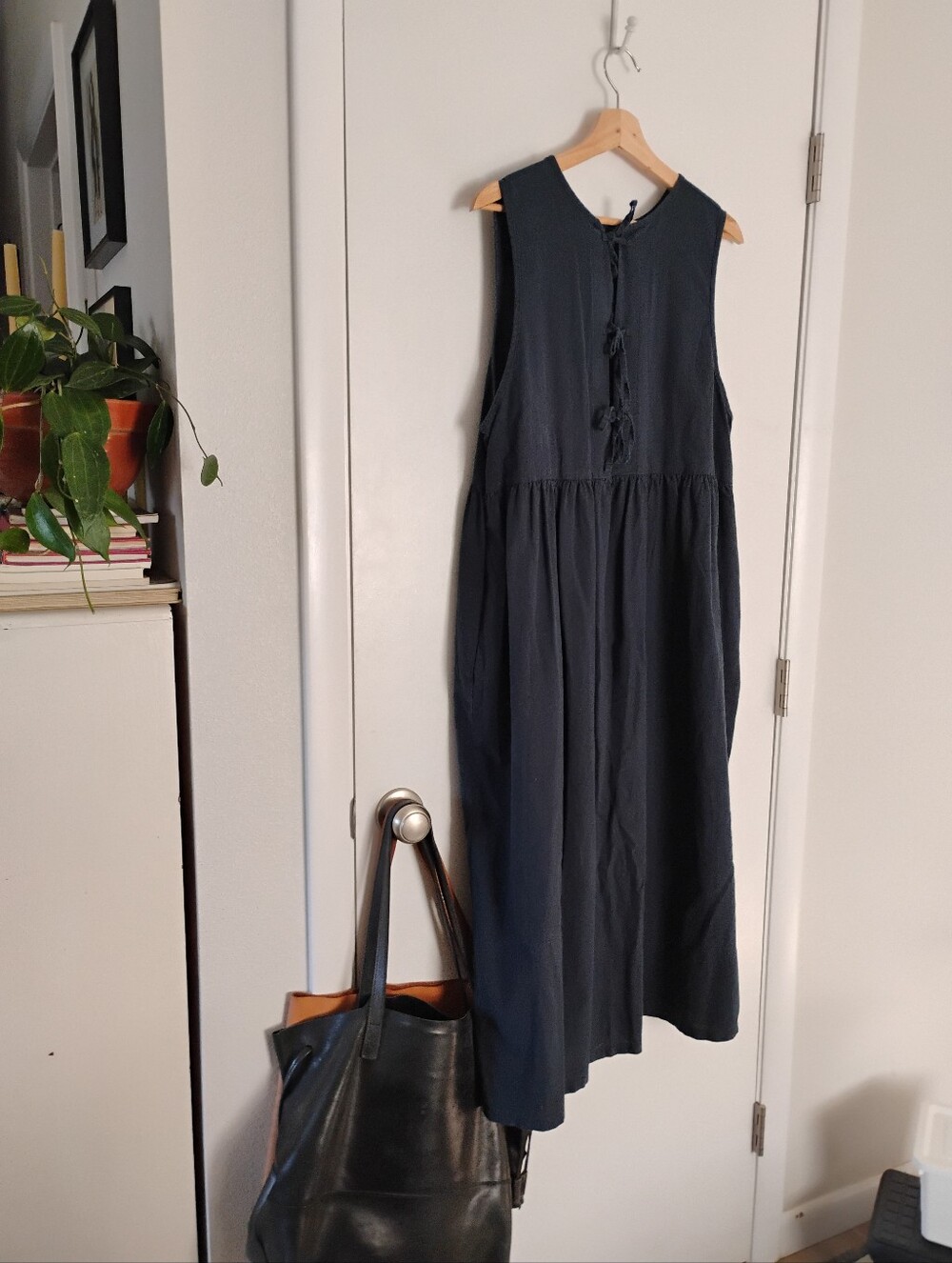 Olive Clothing Cotton Tie-Back Maxi Dress- Naxy, XS - Picture 2 of 2
